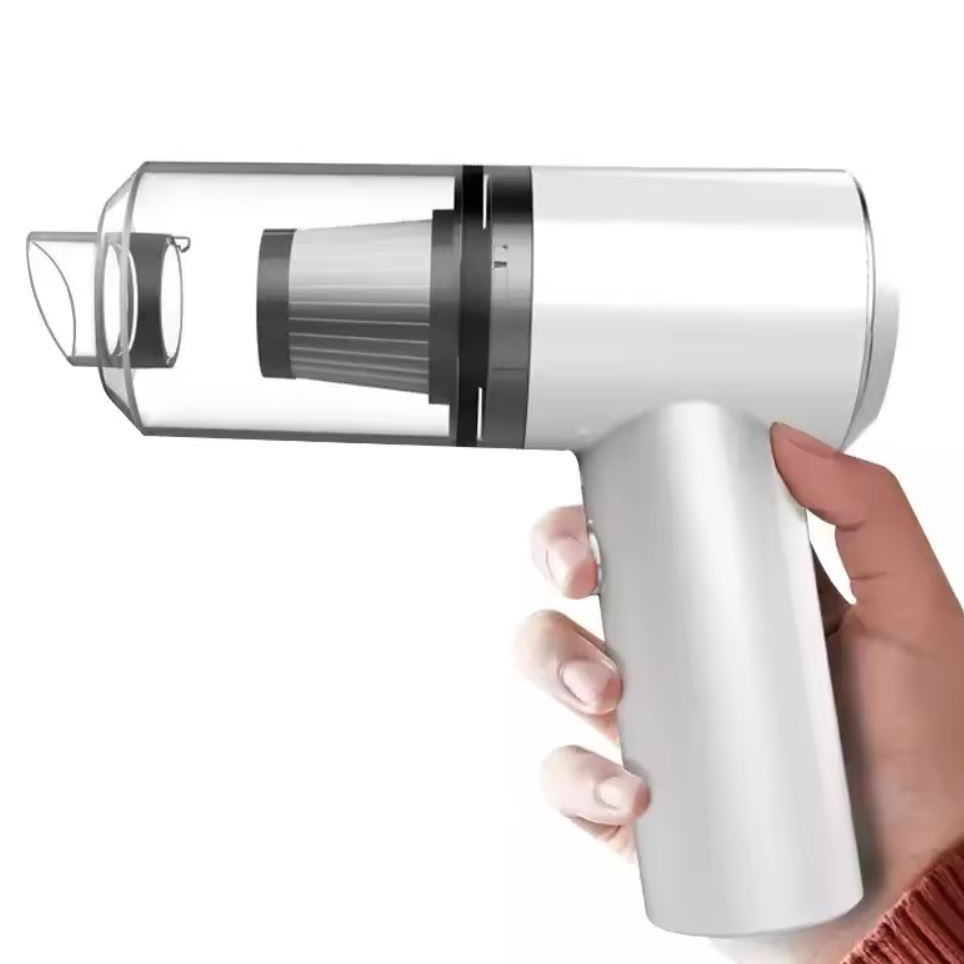 Mini aspirator QT147, pentru casa si masina, 120W, 6000Pa