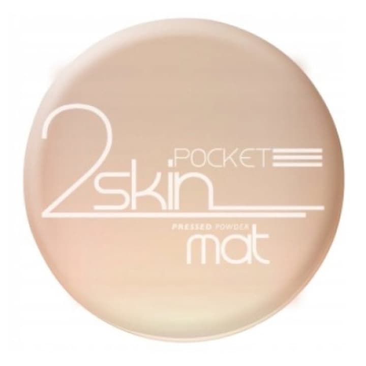 Bell 2Skin Pocket kompakt púder, mattító, Natural 042, vegán