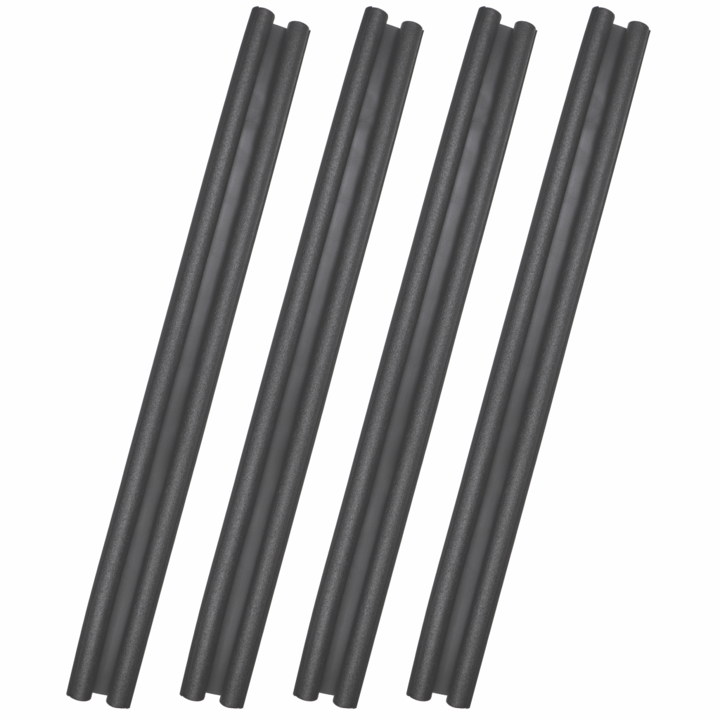 Garnitura geam spuma, dubla acustica, gri - set 4 buc