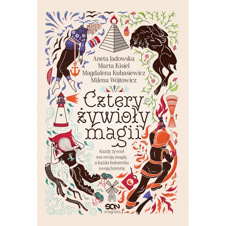 Cztery zywioly magii, Aneta Jadowska, Magdalena Kubasiewicz, Marta Kisiel, 2024, Sine Qua Non