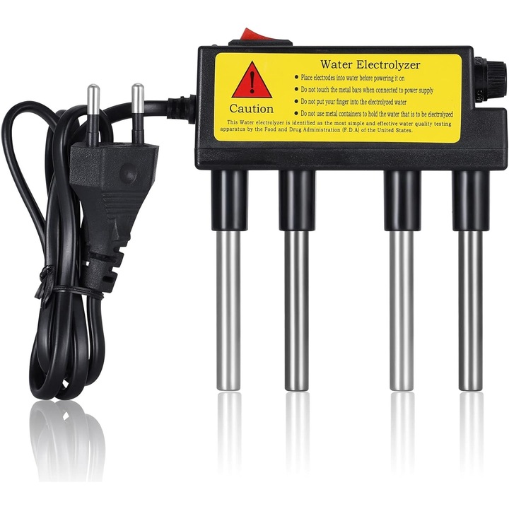 Тестер за електролиза на питейна вода KkvoGmle, 220V, 99x28x115mm, Черен