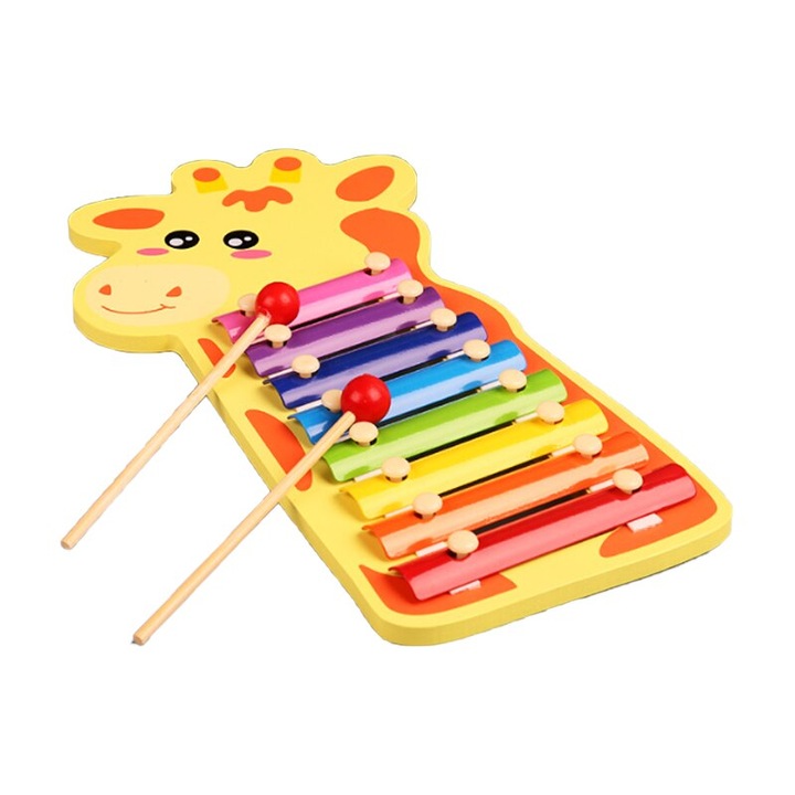 KkvoGmle gyerekxilofon, fa, tarka, 31x18cm