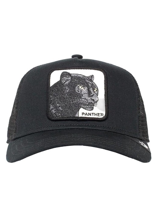 Шапка, PANTHER, Унисекс, бейзболна, памук/мрежа, черна, един размер
