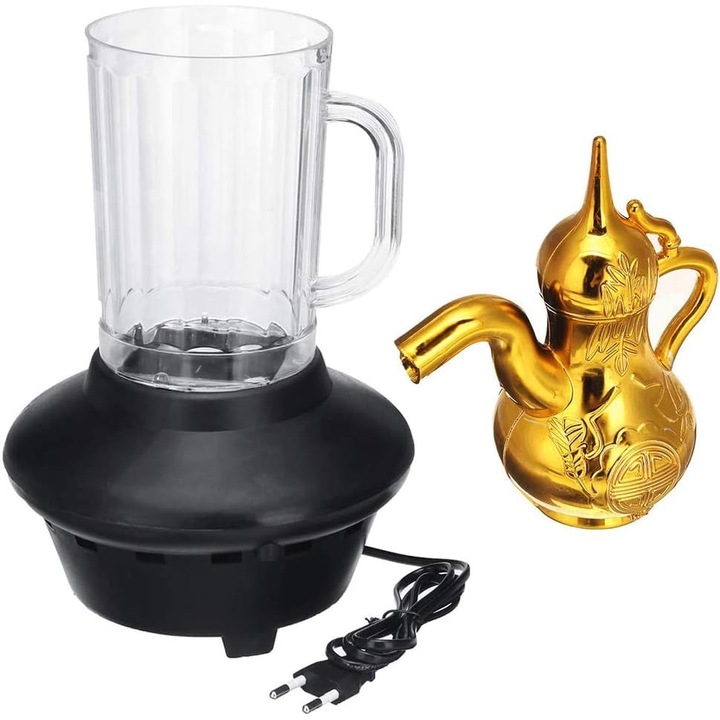 Настолен фонтан KkvoGmle, Пластмаса, Злато