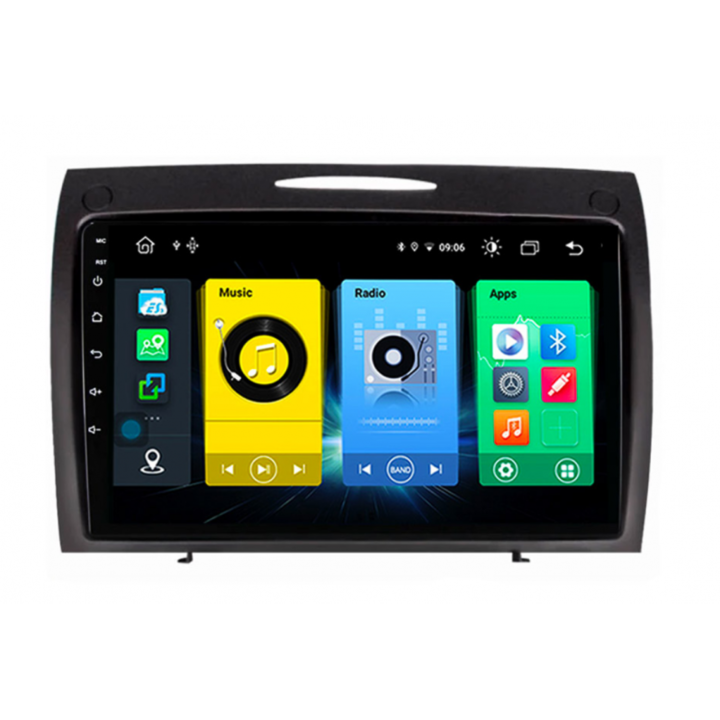 Мултимедия с навигация ZT, за MERCEDES-BENZ SLK R171 - 9", 4+2+16, 9410