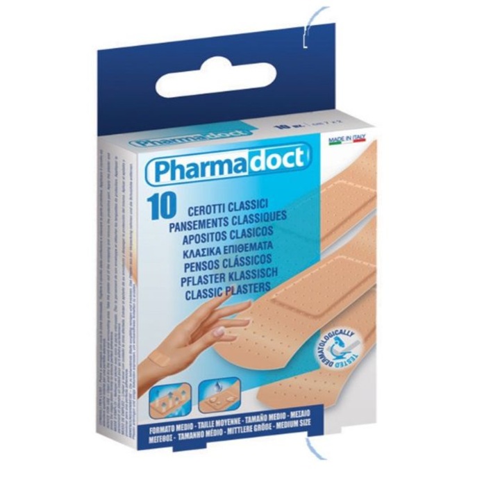 Пластир PHARMADOCT, Миещ се 10 бр