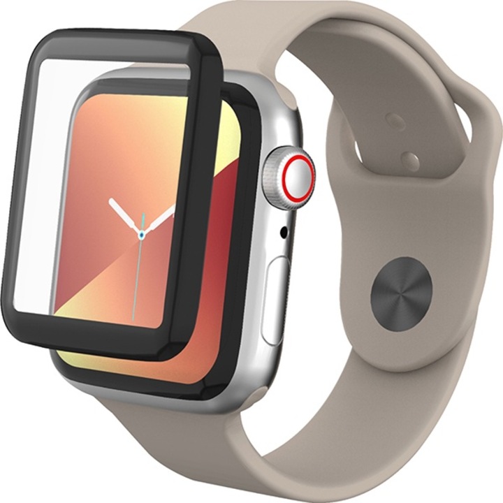 Стъклен протектор XO 3D Matte за Apple iWatch, 38mm, черно