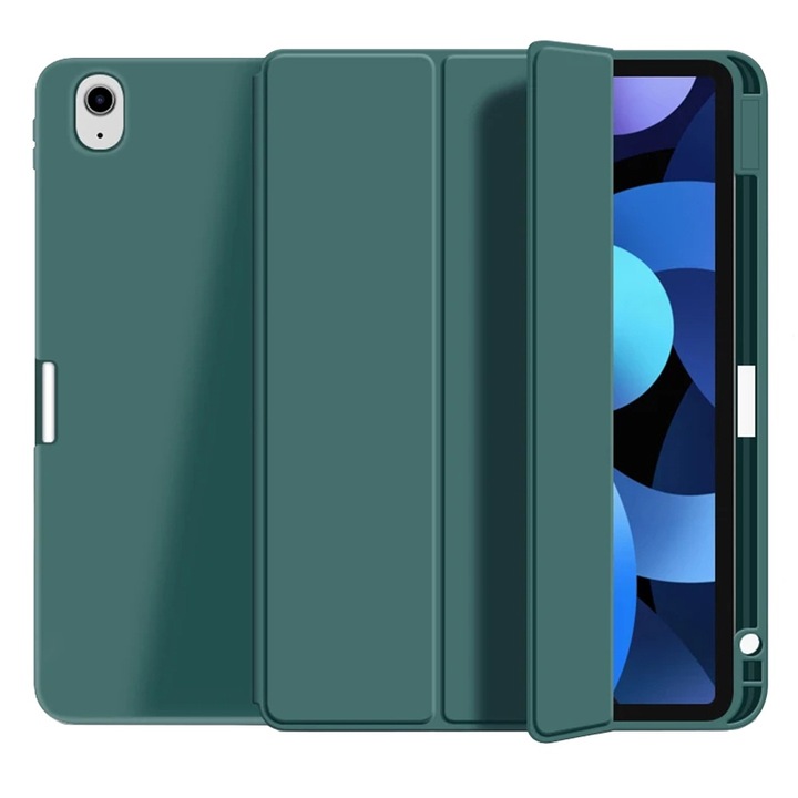 Husa pentru tableta iPad Air 4 (2020) / Air 5 (2022) - Techsuit Flex Trifold - Verde