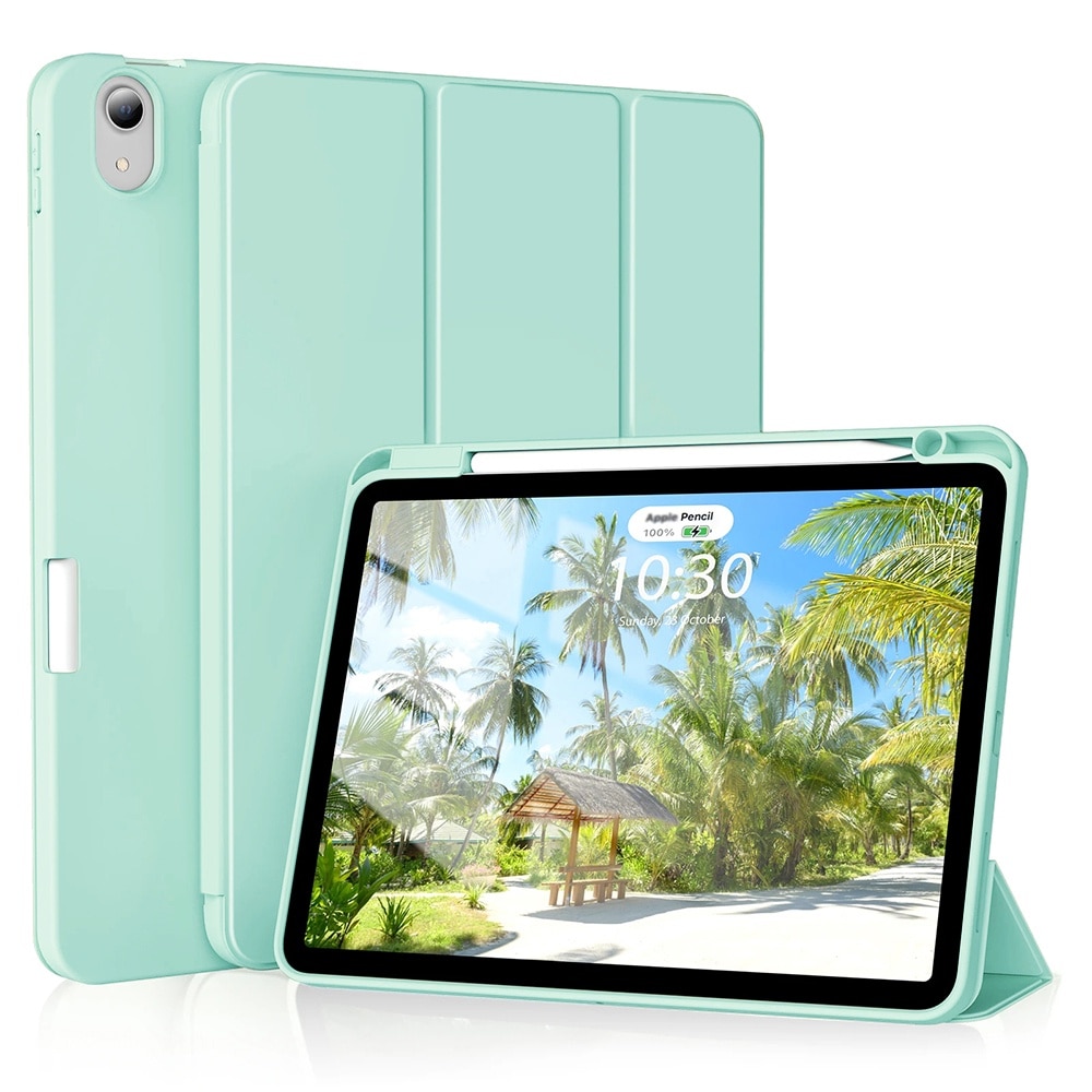 Husa pentru tableta iPad Air 4 (2020) / Air 5 (2022) - Techsuit Flex Trifold - Verde menta