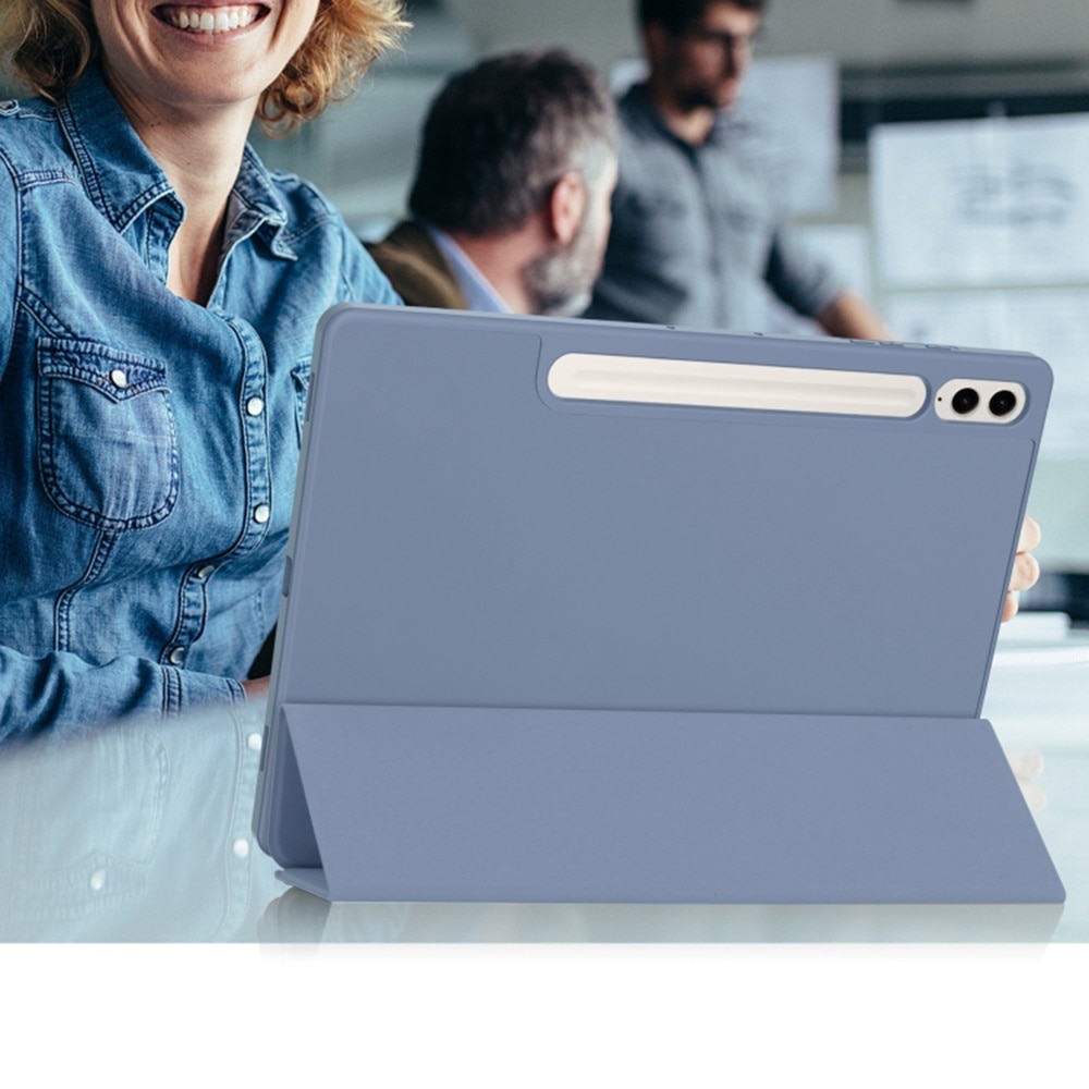 Husa tableta, Smartphosis, Pentru Samsung Galaxy Tab S9 FE Plus, Gri