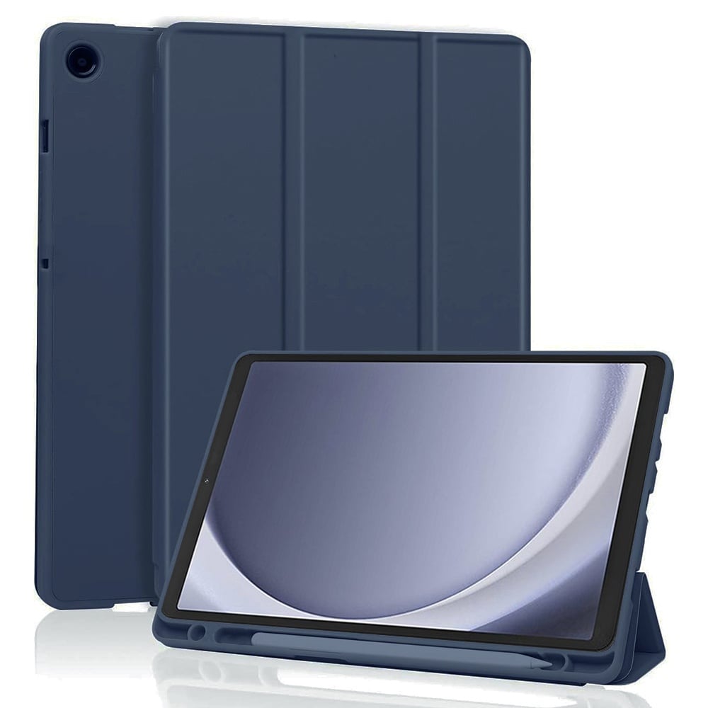 Husa pentru Samsung Galaxy Tab A9 - Techsuit Flex Trifold - Dark Blue