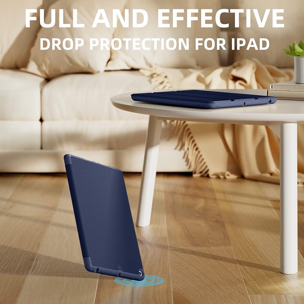 Husa tableta, Pentru iPad 10.2 (2019 / 2020 / 2021), Albastru inchis
