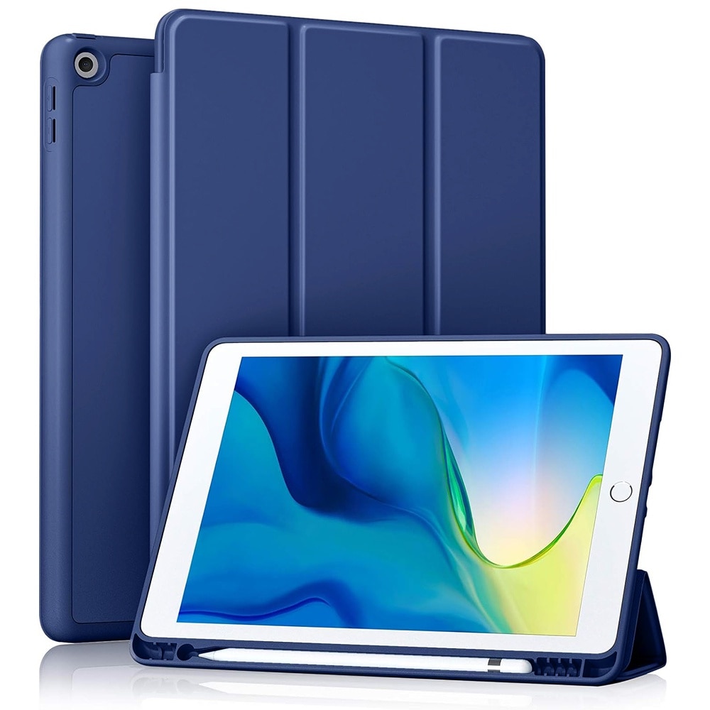 Husa tableta, Pentru iPad 10.2 (2019 / 2020 / 2021), Albastru inchis