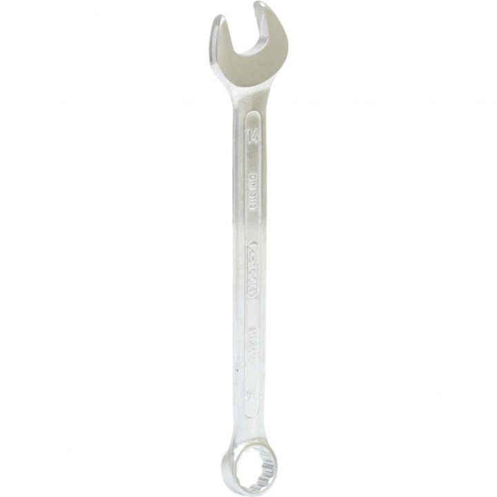 Cheie combinata in unghi KS TOOLS, deschidere 14 mm, lungime 180 mm, otel crom vanadiu