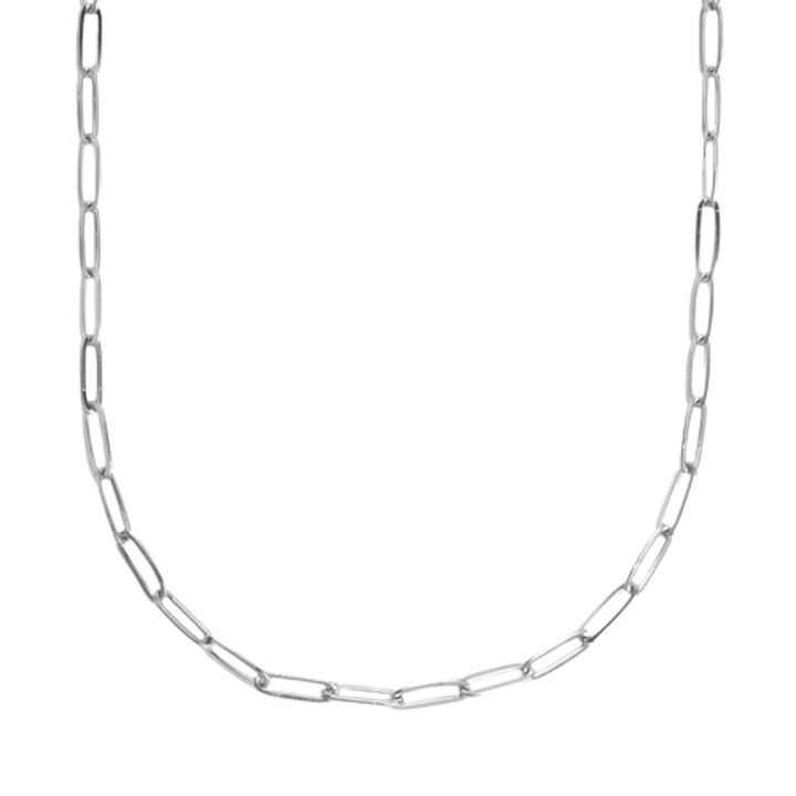 Lace férfi nyaklánc, rozsdamentes acél, 4mm, 50 cm - Ezüst