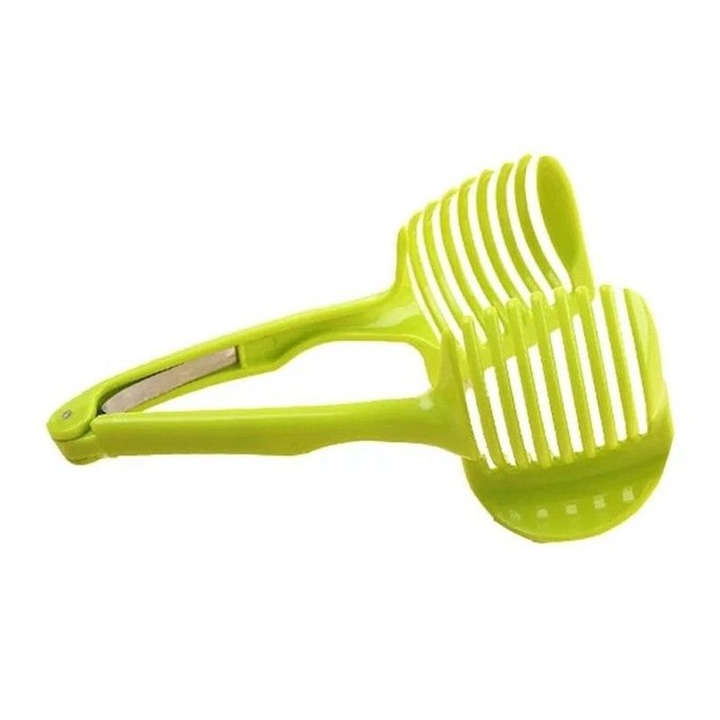 Cleste de Bucatarie eMazing, Verde: Pentru Taierea Precisa a Fructelor si Legumelor, Dimensiuni 8 x 18.5 cm