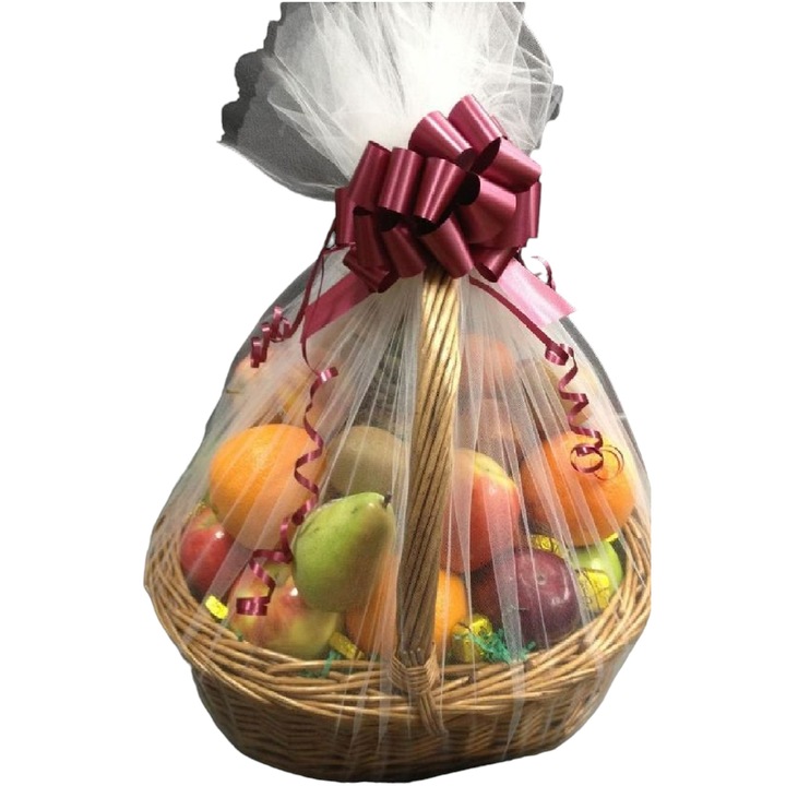 Подаръчна кошница GRSCIA-SV, Flowers, Наслада 3, Микс плодове, 60 см
