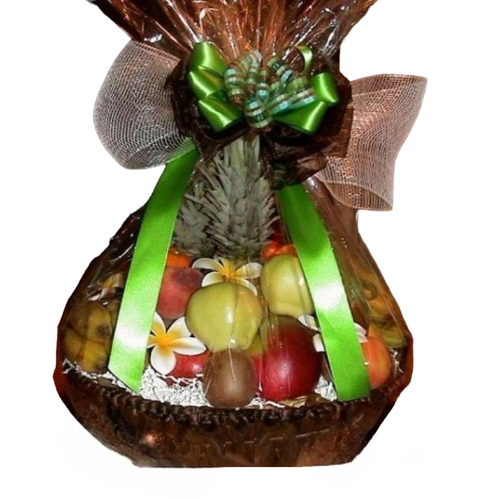 Подаръчна кошница GRSCIA-SV, Flowers, Наслада 2, Микс плодове, 50 см