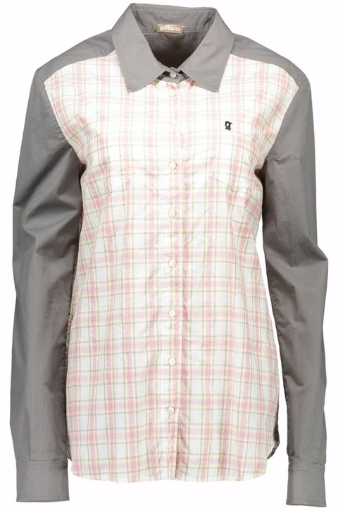 Дамска риза, JOHN GALLIANO, 100% памук, сива, 34-XR6633-70590-1X04, Сив