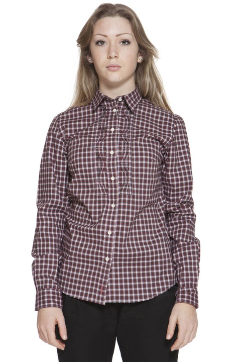 Дамска риза, GANT, 95% памук, 5% еластан, червена, 40 EU, 1203431543