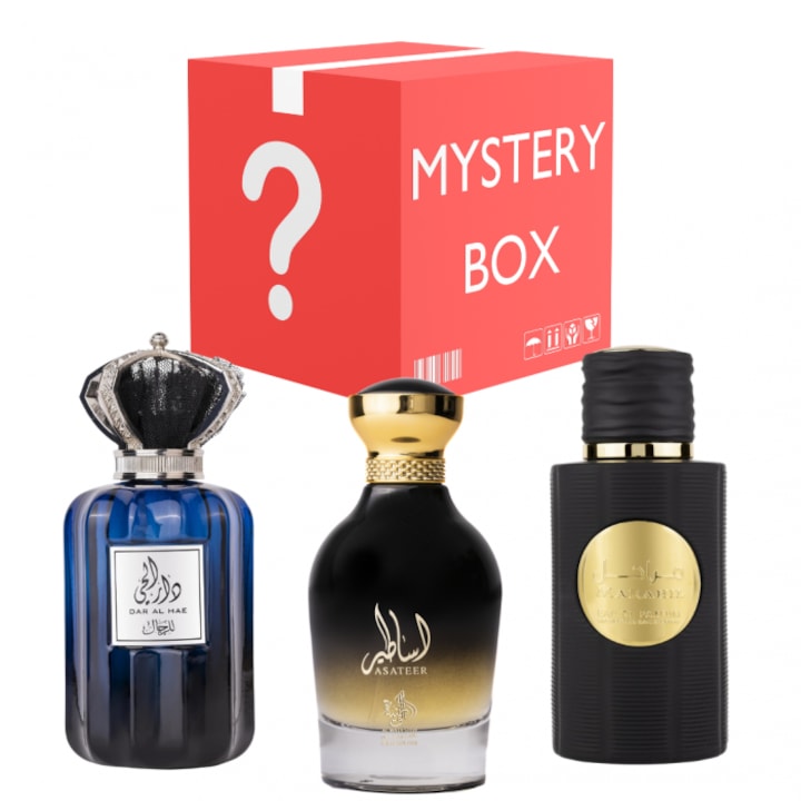 Mystery Box Family - 3 изненадващи парфюма Arabesque ELMHURST