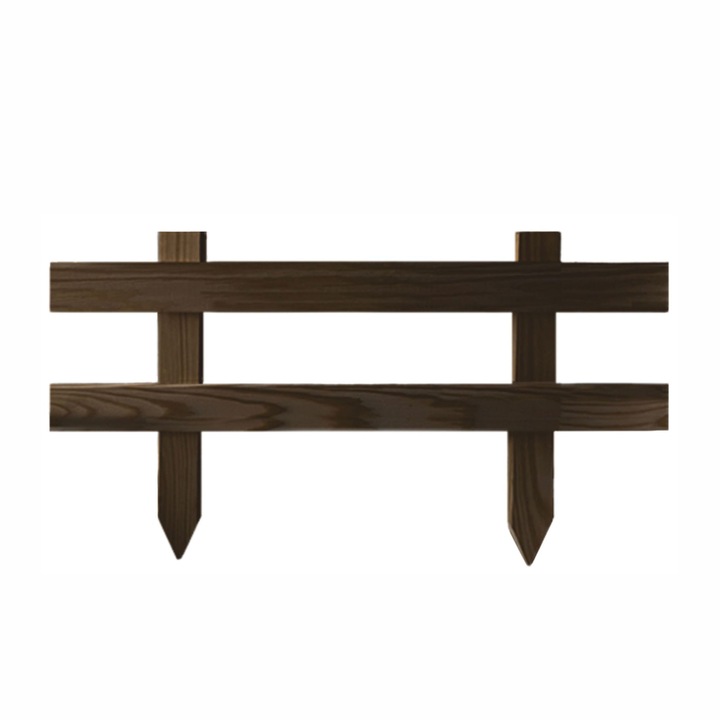 Gard de lemn Floranica "Farmer" - Inaltime 30 cm x 50 cm - Maro