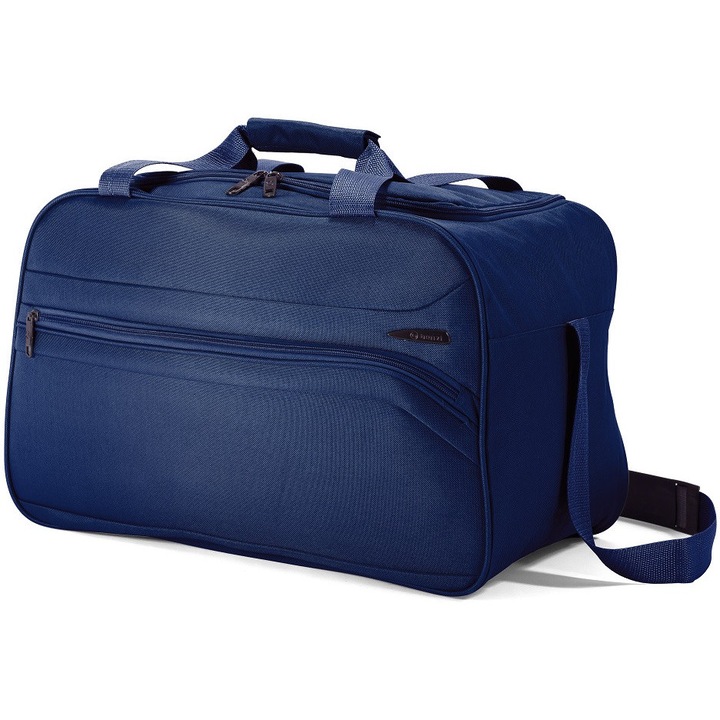 Geanta de voiaj pentru Wizz Air / Ryanair Benzi BZ 5758, Poliester, 40 x 25 x 20 cm, Bleumarin