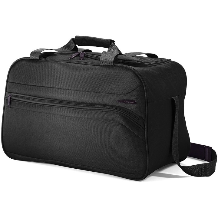 Utazótáska Wizz Air / Ryanair Bands BZ 5758, poliészter, 40 x 25 x 20 cm, fekete