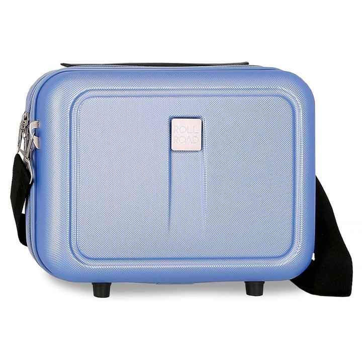 Geanta calatorie, Roll Road Camboya, ABS, adaptabila, albastra, 21x29x15 cm