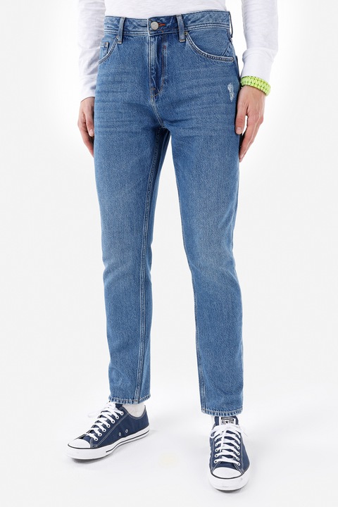 COLIN'S, Blugi cu detalii cu aspect deteriorat, Albastru inchis