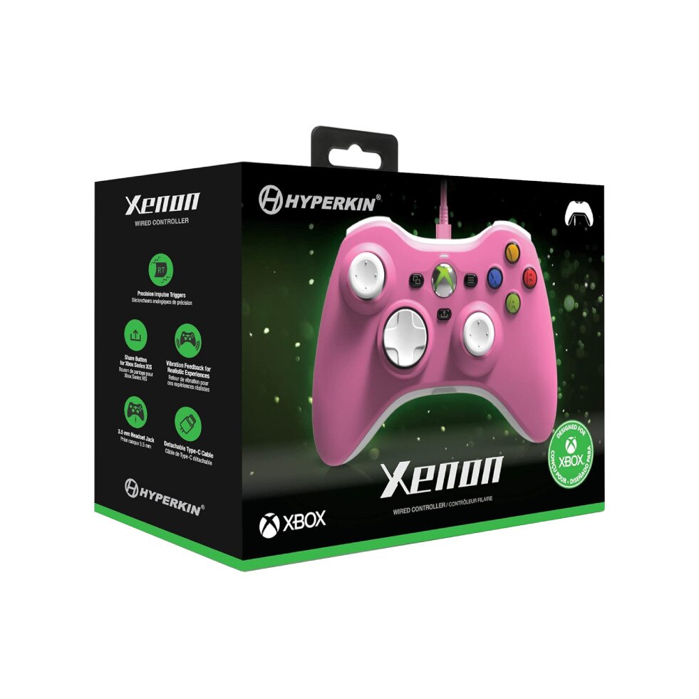 Controller Hyperkin Xenon Wired Pink - eMAG.ro