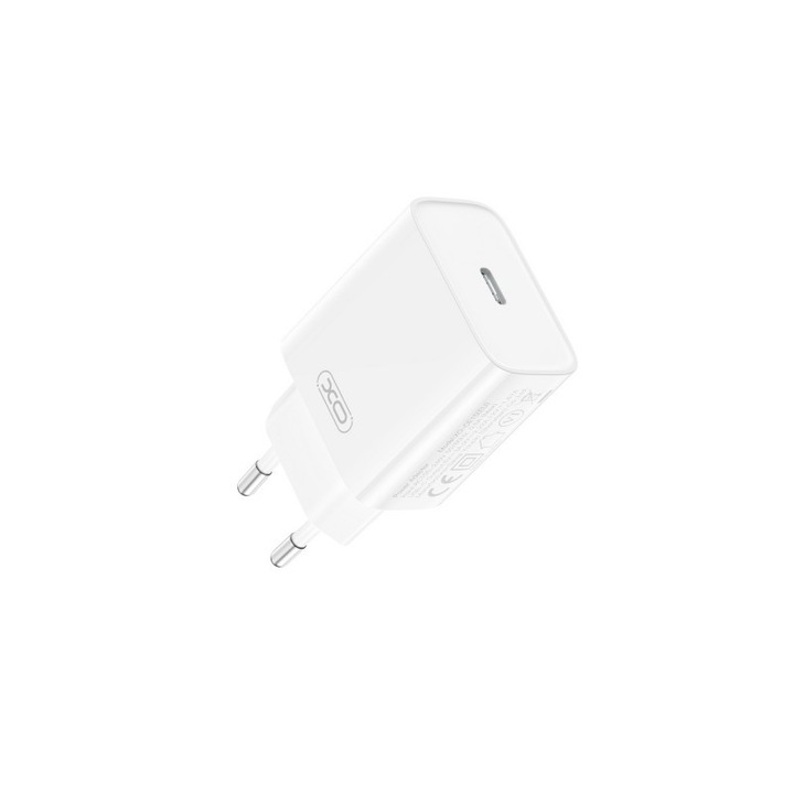 Incarcator retea XO Super Charger Iesire Usb-C, Putere 20W, Alb CE15