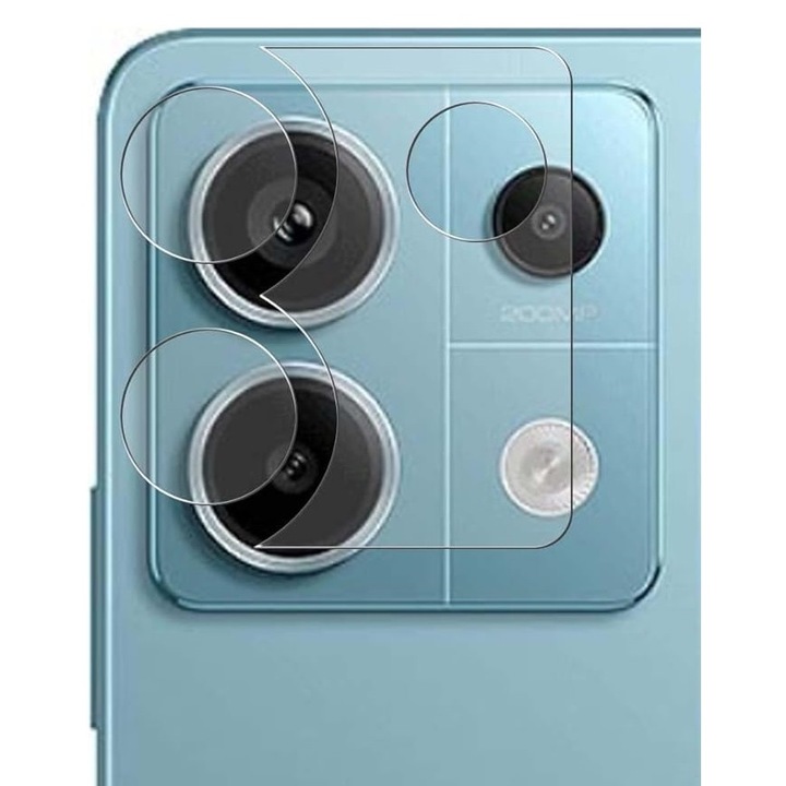 Set 2 folii protectie camera, pentru Xiaomi Redmi Note 13 Pro, silicon