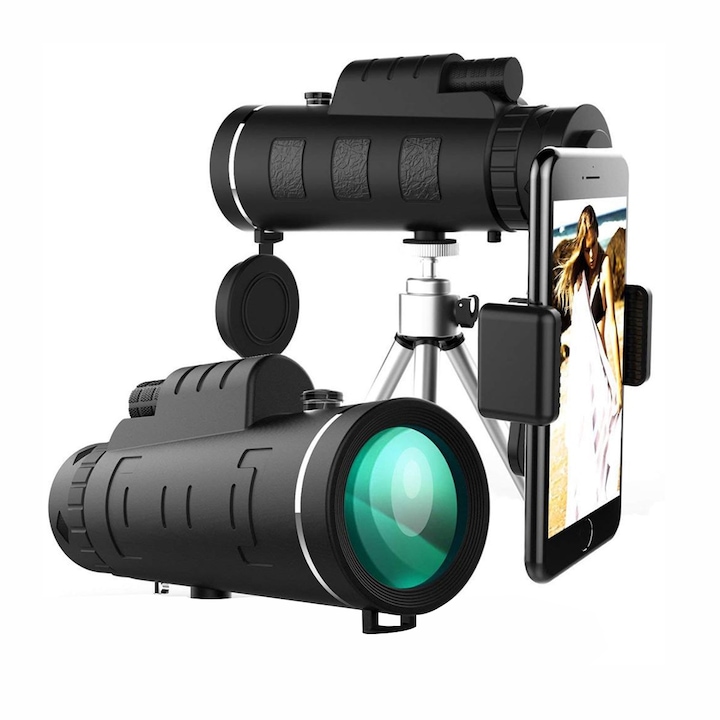 Оптичен мерник, 50x увеличение, BaK-4, водоустойчив, черен, 17x9x6.5cm