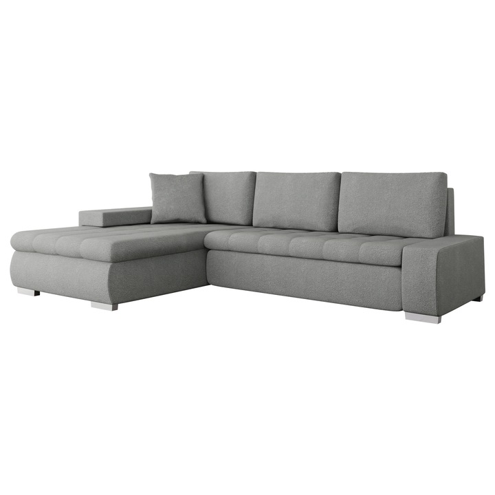 Coltar rabatabil Herkules Mini, MIRJAN24, universal, gri deschis, 185x265x85 cm