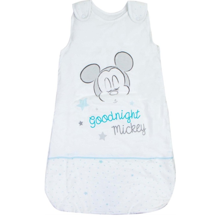 Sac de dormit pentru bebelus Herding, model Disney's Mickey Mouse, multicolor, 90cm, 6-18 luni