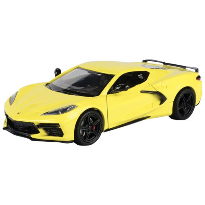 Macheta Corvette 2020 C8 galben - 1/24 One2Fun