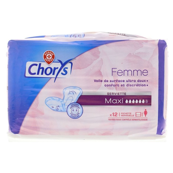 Abszorbens, súlyos inkontinencia kezelésére Chorys, 6 csepp, 12 db