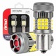 2 db irányjelző izzó készlet, 36 LED SMD3030, 12-24V, 1156 BA15S P21W, R10W, R5W, ventilátorral, Canbus, fehér, Pro Series 03722 Amio