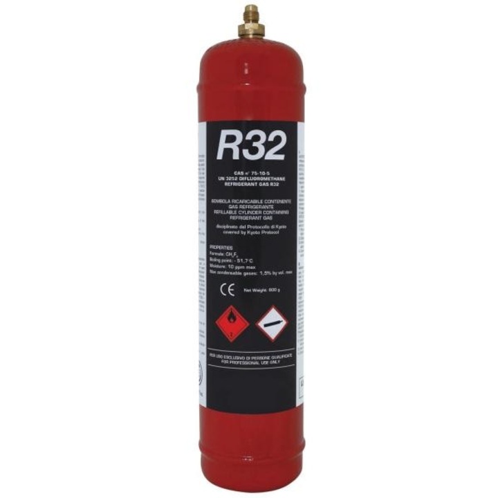 Agent refrigerant pentru instalatii aer conditionat R32 Nevada continut butelie 0.780 kg