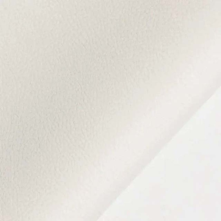 Piele ecologica PVC pentru tapiterie mobilier, 1x1.42 m, COVANTRY Alb