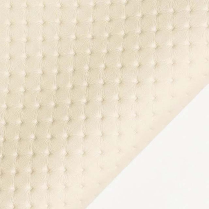 Piele ecologica PVC pentru tapiterie mobilier, 1x1.42 m, PUNTO Crem