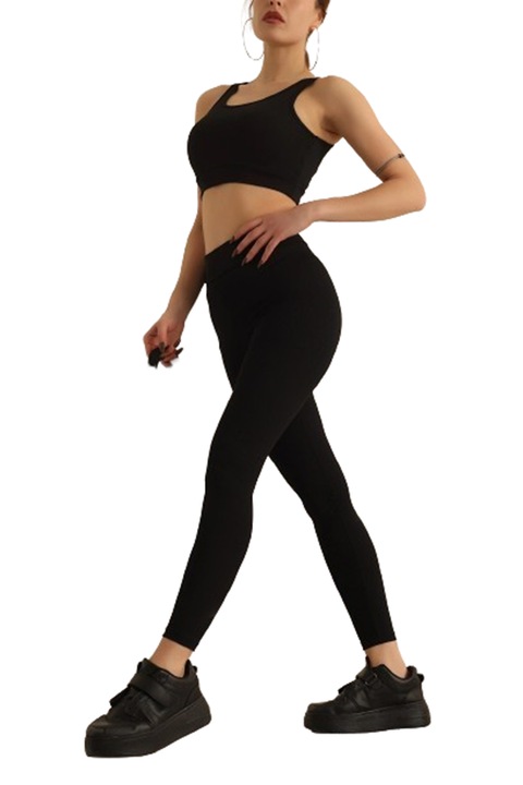 Top si colanti dama, Negru