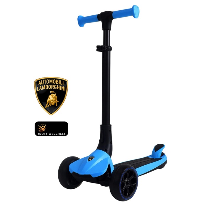 Lamborghini L3, összecsukható gyerek Roller, állítható magasságú, kék