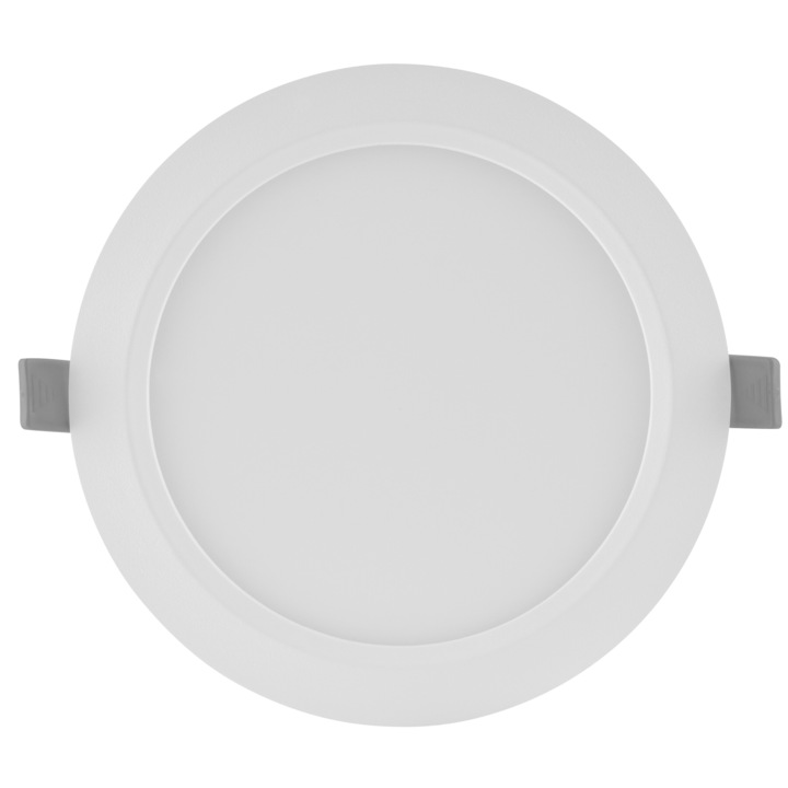 Spot slim LED incastrabil LEDVANCE 12W, 1020 lm, lumina rece (6500K), diametru exterior produs 169 mm, diametru gaura montare 155 mm, IP20, Alb, clasa energetica F