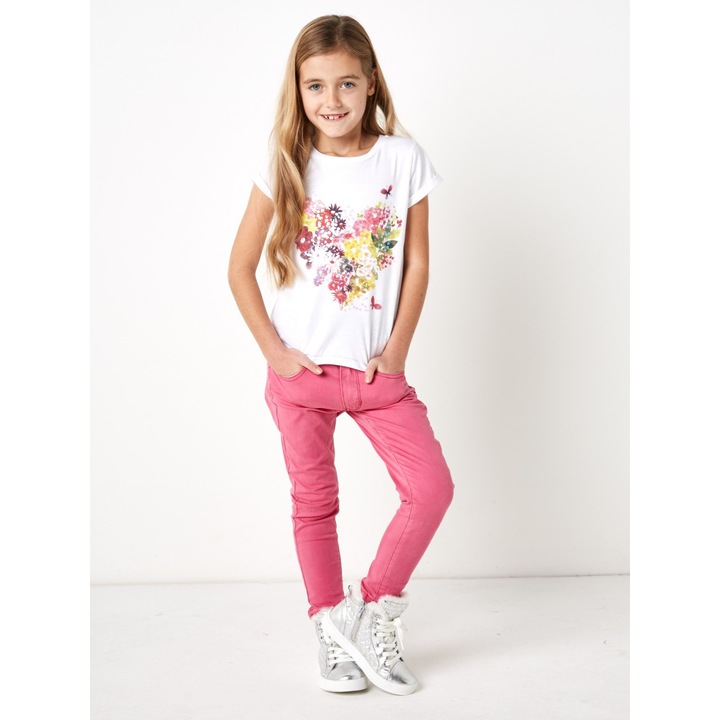 Sugar Squad fehér rövid ujjú póló