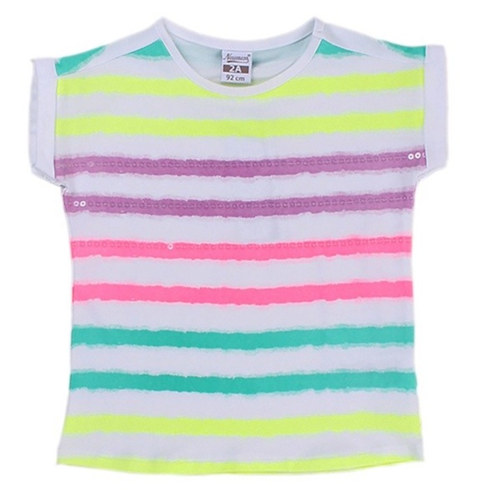 Újdonság tarka csíkos póló