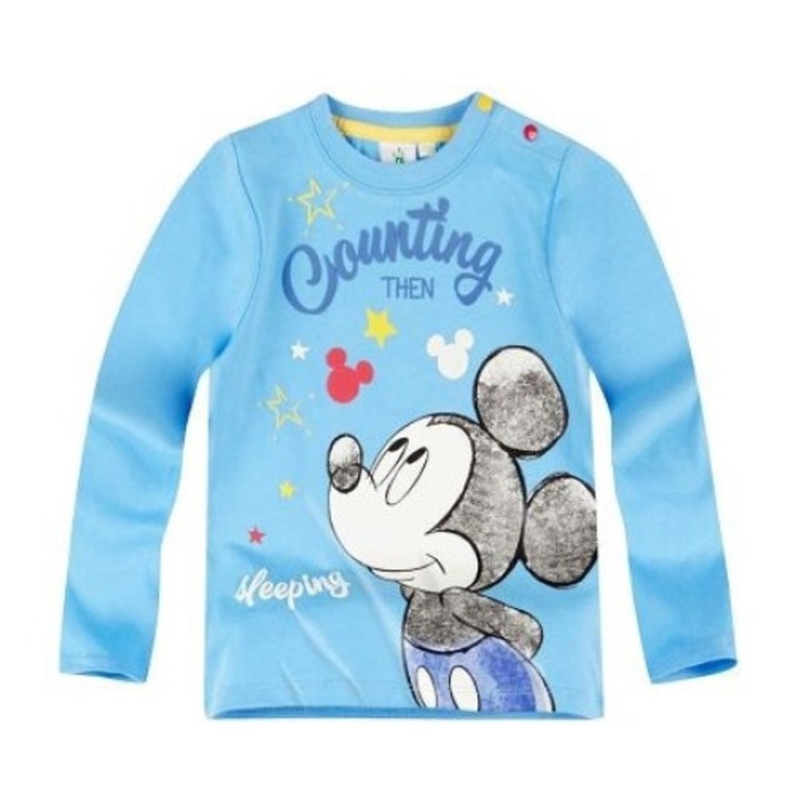 Kék hosszú ujjú Mickey Mouse póló a LamaLoli-tól, Kék