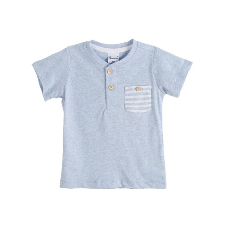 Newness rövid ujjú póló zsebbel