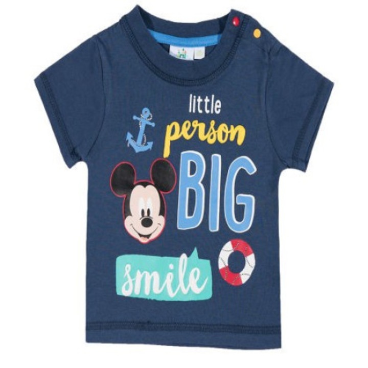 Kék Mickey Mouse rövid ujjú póló, LamaLoLi